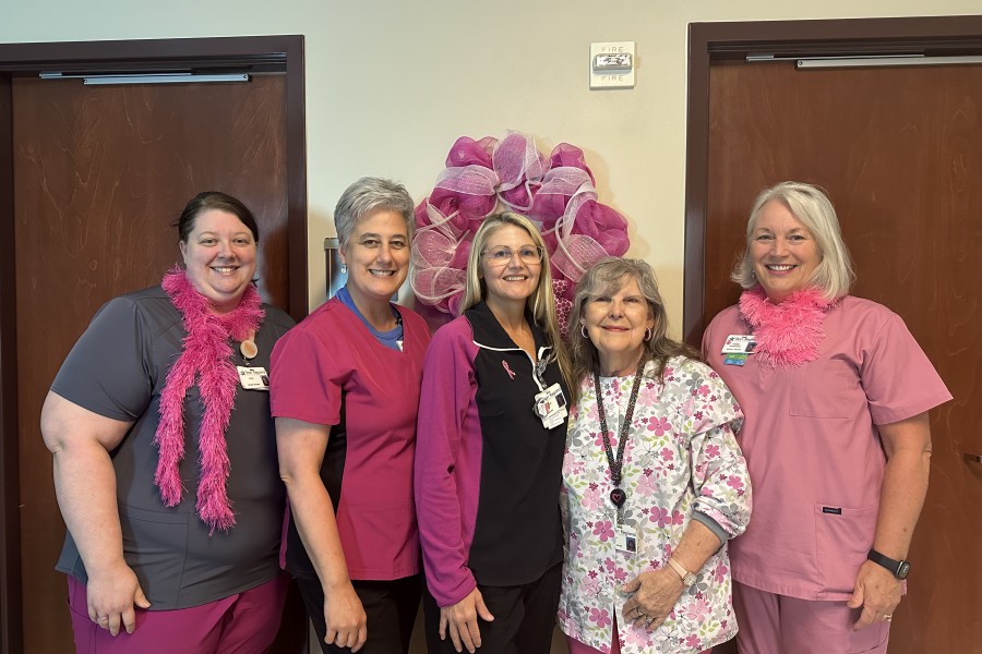 Starr Regional Breast Center Team Wears Pink for Breast Cancer Awareness