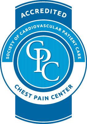 Chest Pain Center Accredited Logo